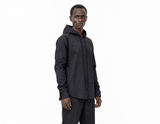 Extended-Cuff Hooded Top