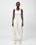 Unisex Elastic Edge Linen Harem Trousers