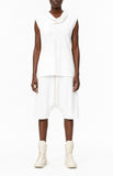 White Low Crotch Shorts
