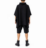 Black Cotton Poncho