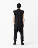 Drop-Crotch Linen Joggers