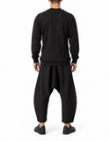 Drop-Crotch Balloon Trousers