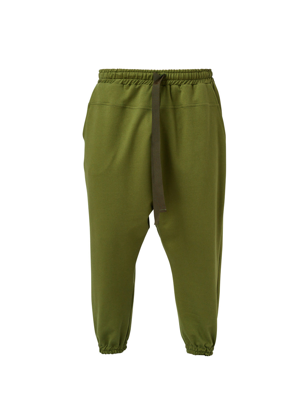 Elastic Edge Green Trousers