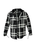 Hooded Checked Shirt