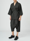 Black Denim Kimono