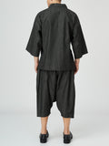 Black Denim Kimono
