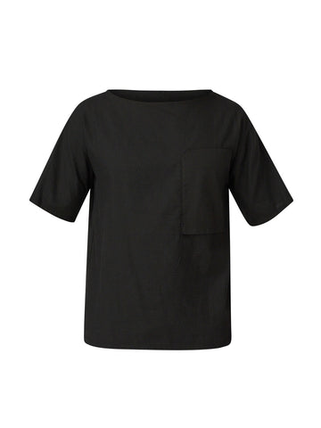Black Cotton Stitch T-Shirt
