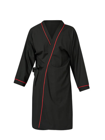 Red Detail Maxi Kimono