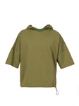 Olive Green Hooded T-Shirt