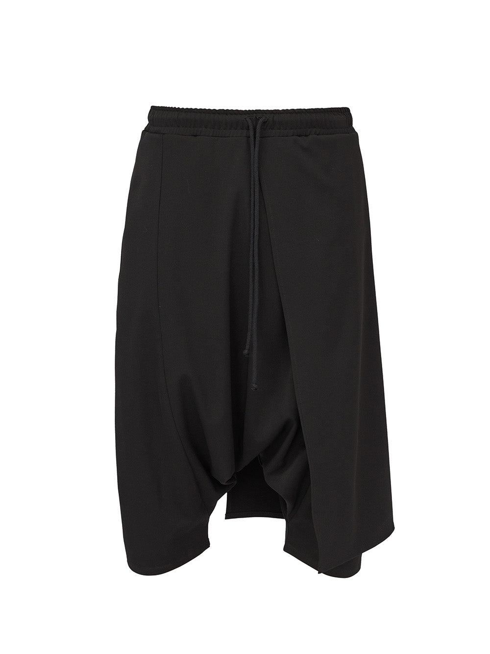 Black Layered Harem Trousers